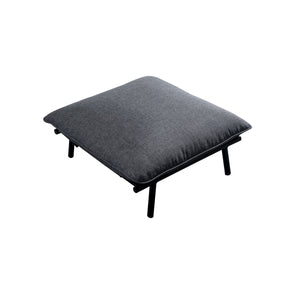 Moe's Morgan Outdoor Ottoman in Speckled Charcoal