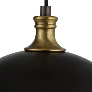 Placuna 1 Light Bronze Pendant