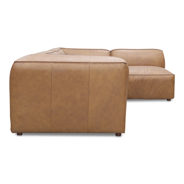Moe's Form Signature Modular Sectional in Tan Leather