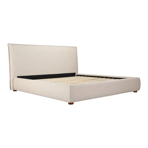 Luzon King Bed in Wheat Upholstery