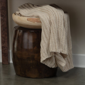Realm Side Table, Acid Wash Metal