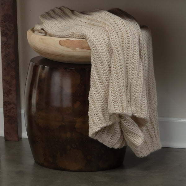 Realm Side Table, Acid Wash Metal