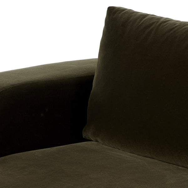 Benito Sofa In 90" In Surrey Olive