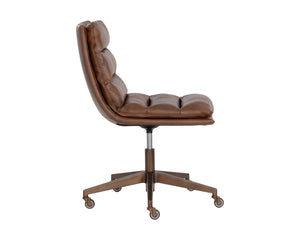 STINSON OFFICE CHAIR - BRAVO COGNAC