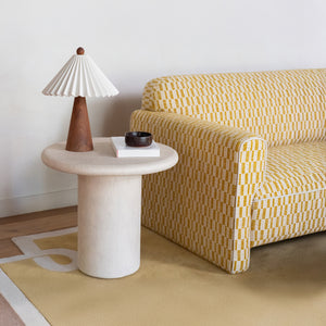 Moe's Frida Outdoor Side Table in Cream