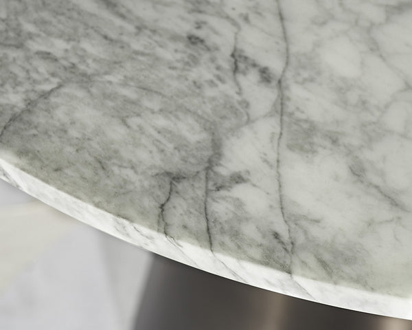 Damon Bistro Table - Gunmetal - 35.5"