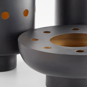 Naktis Bowl| Black| Brass