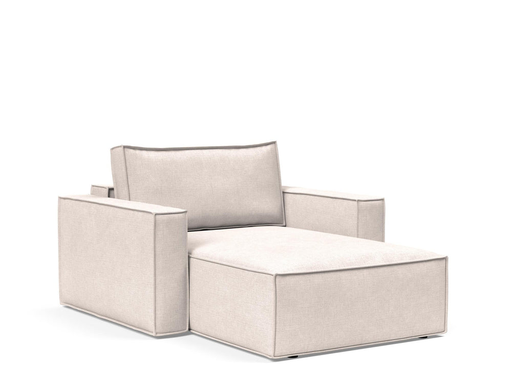 NEWILLA LOUNGER CHAIR W/STANDARD ARM RESTS, 39"X61"