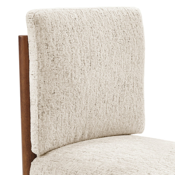 2pc Set - Melvin KD Chenille Dining Side Chair, Concord Cream