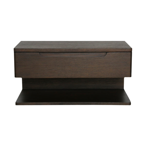 Jonah Floating Nightstand in Dark Brown