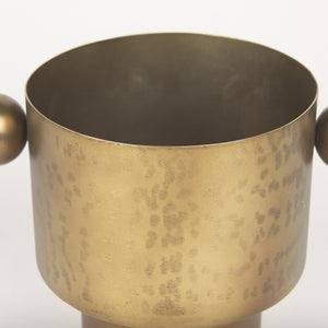 Juno 6.5H Medium Gold Iron Medium Vase