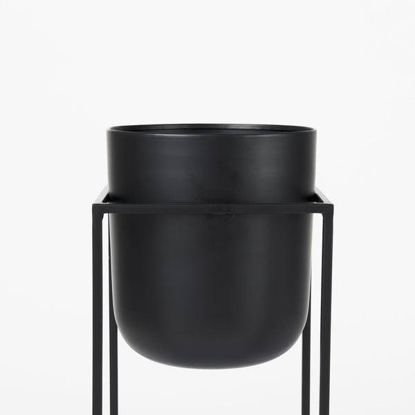 Bumble (Set of 2) 12L x 12W x 32H Black Plant Stands