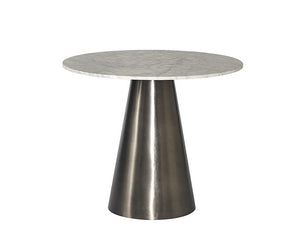 Damon Bistro Table - Gunmetal - 35.5"