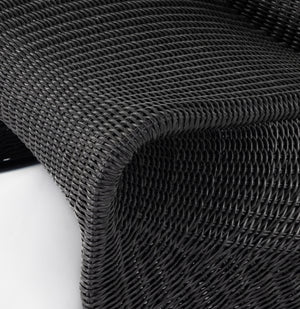 Portia Outdoor Rocking Chair In Coal