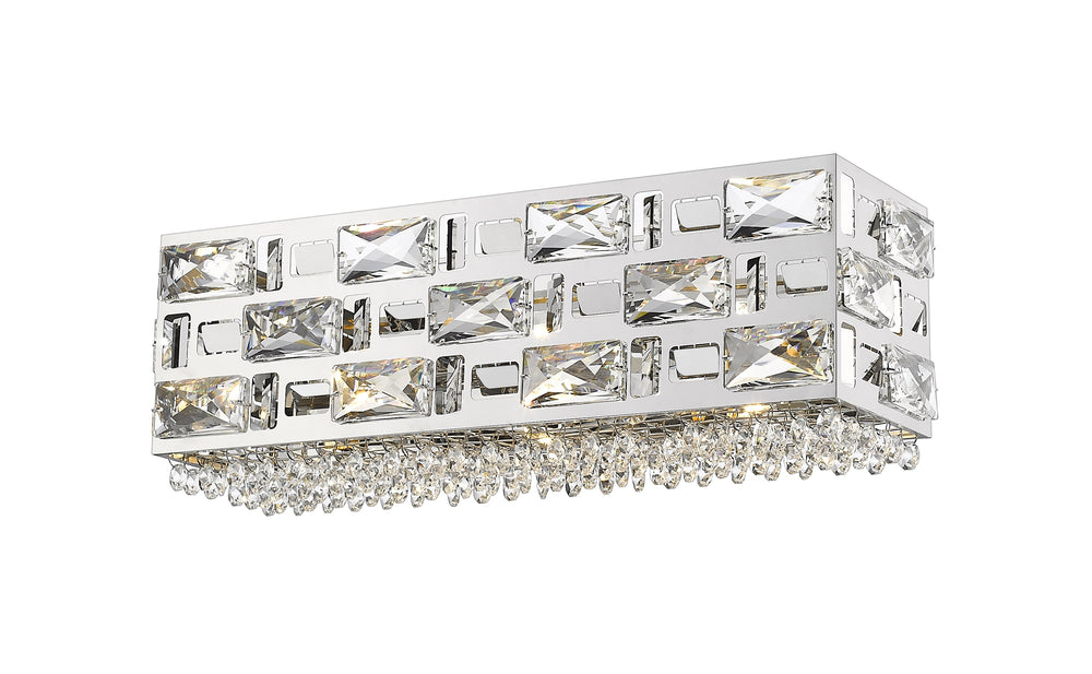 Aludra 3 Light Vanity  in Chrome Finish