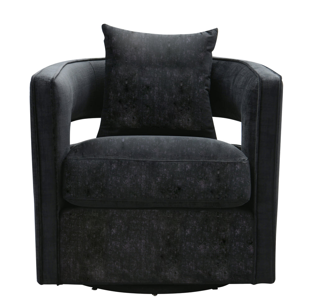 Kennedy Black Swivel Chair