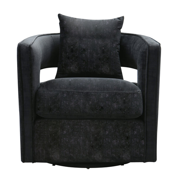 Kennedy Black Swivel Chair