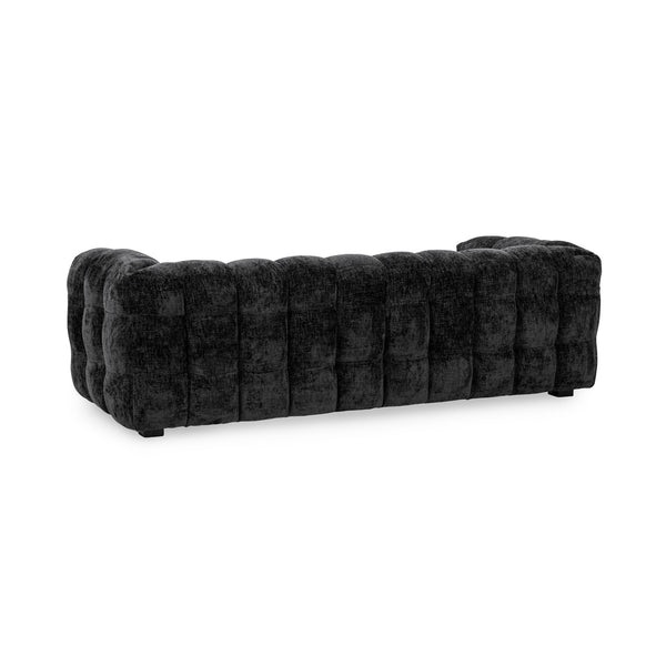 Walter Upholstered Sofa in Zinc with Tuxedo Arms