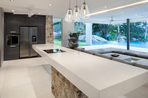 Ayra 3 Light Island/Billiard in Brushed Nickel Finish