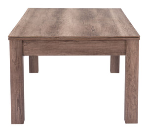 Bonkers 3 In 1 Table Brown With Pool Accessories