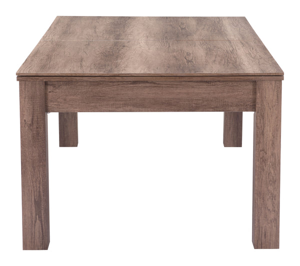 Bonkers 3 In 1 Table Brown With Pool Accessories