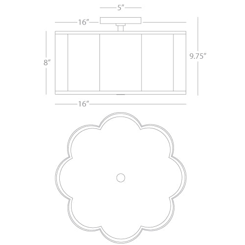 Axis Flushmount