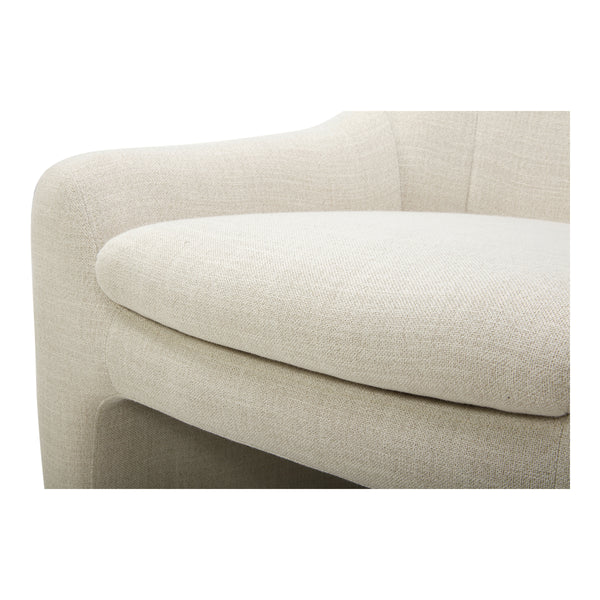 Kenzie Accent Chair in Textured Dune Fabric