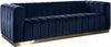 Francis Sofa In Navy Velvet