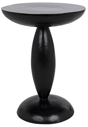 Adonis Side Table, Hand Rubbed Black