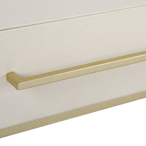 Jewel Modern White Desk