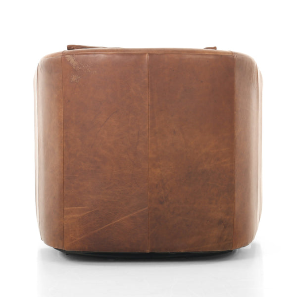 Topanga Swivel Chair In Heirloom Sienna
