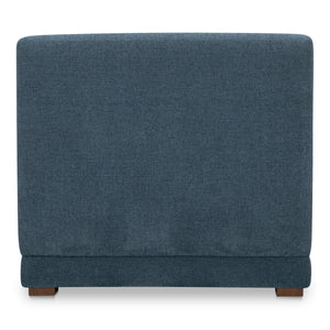Moe's Fraser Slipper Chair in Deep Blue