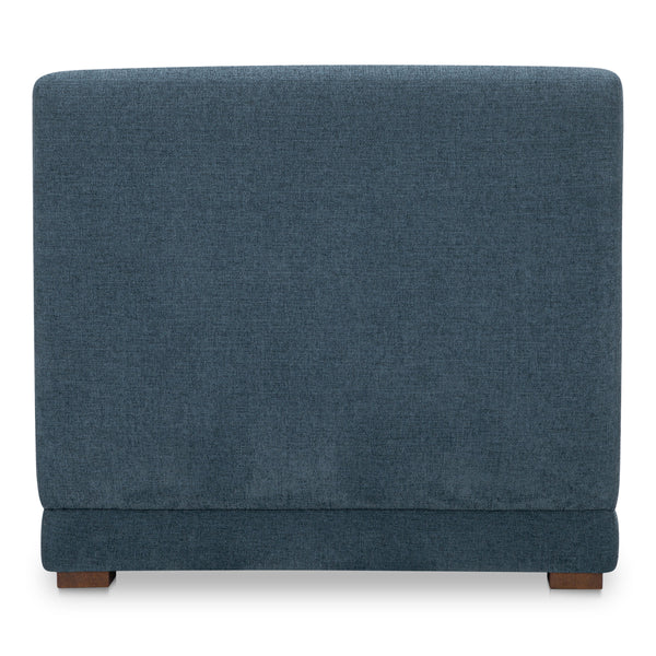 Moe's Fraser Slipper Chair in Deep Blue