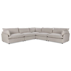 Caplan Modular 5-Piece Sectional in Dawn-Flax