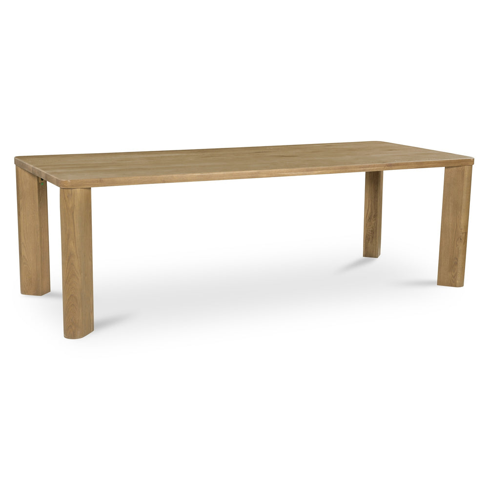 Segment Dining Table Wood Large in Heritage Brown