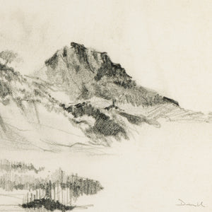 Land Sketch 2 By Dan Hobday In Rustic 1.5 W