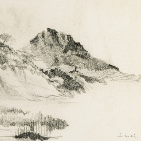 Land Sketch 2 By Dan Hobday In Rustic 1.5 W