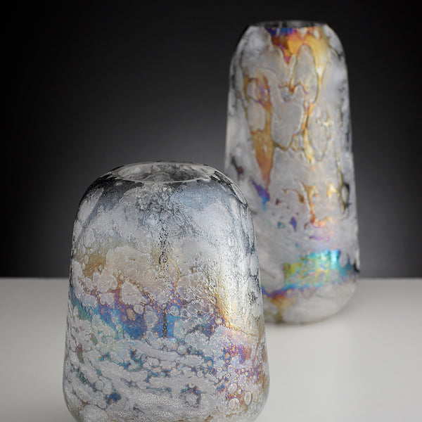 Moonscape Vase in Iridescent