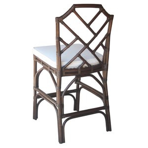 Kara Rattan Counter Stool In Paloma Brown 