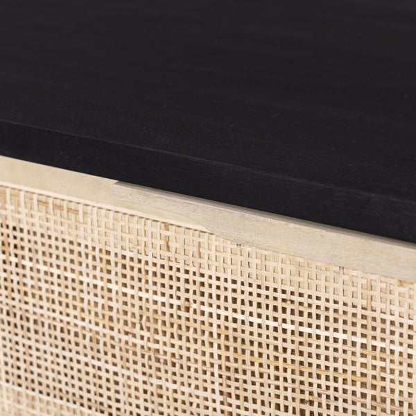 Sydney 9 Drawer Dresser In Black Wash