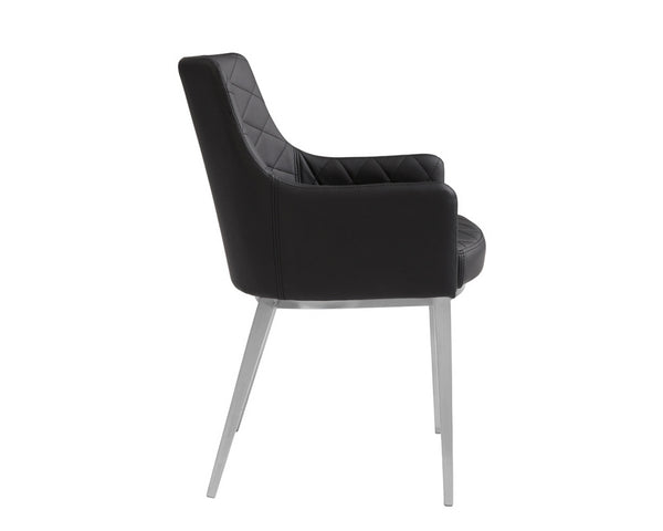 CHASE ARMCHAIR - BLACK