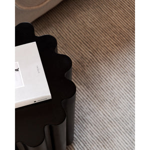 Moe's Taffy Accent Table Black Concrete