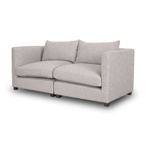 Halston 2 Piece Light Grey Sofa Set