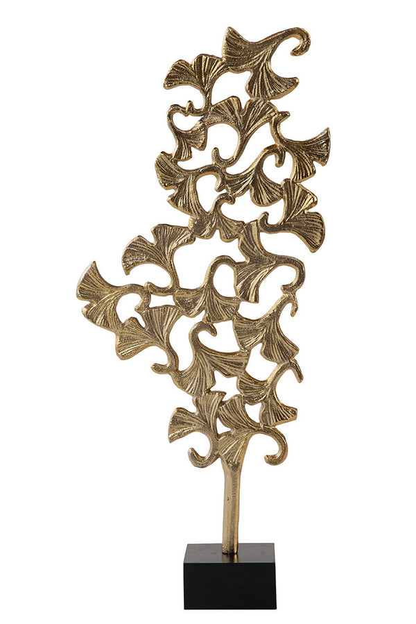 Aluminum Leaf Sculpture Set