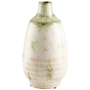 Small Yukon Vase in Olive Pearl Glaze