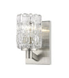 Aubrey 1 Light Wall Sconce in Brushed Nickel Finish