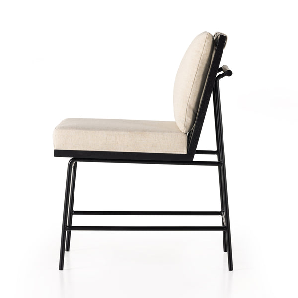 Crete Dining Chair In Savile Flax