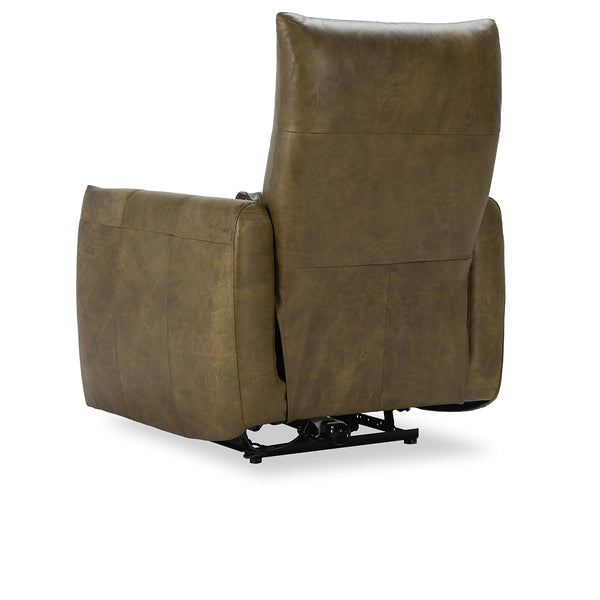 Thaya Leather Power Recliner with Adjustable Legrest