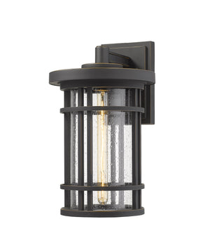 Jordan 1 Light Outdoor Wall Sconce in Oil Rubbed Bronze Finish