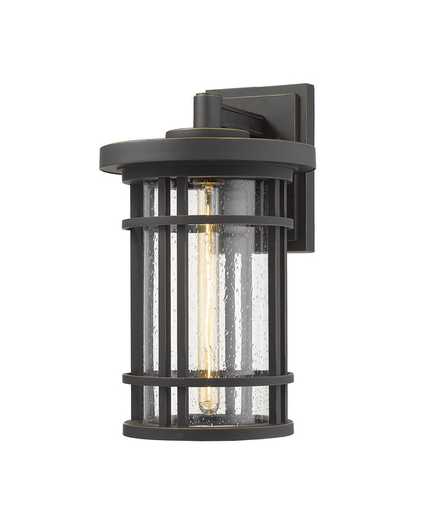 Jordan 1 Light Outdoor Wall Sconce in Oil Rubbed Bronze Finish